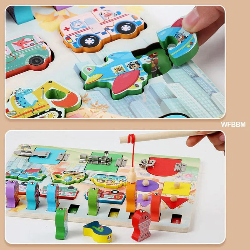 MG Traders Toys & Kits Wt Fishing Busy Board (Wfbbm)
