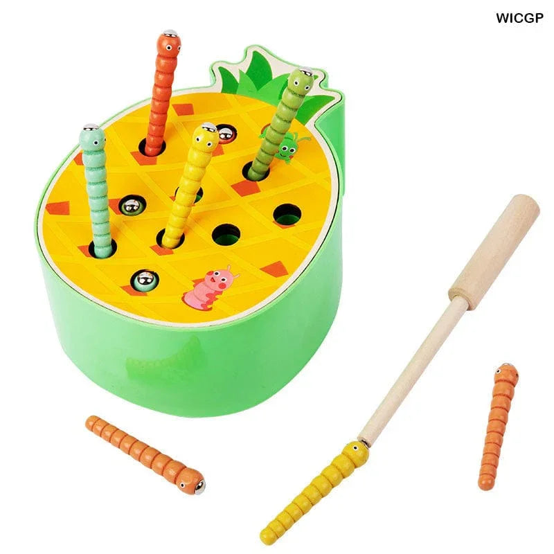 MG Traders Toys & Kits Wt Insect Catching Game Pineapple Green Box (Wicgp)