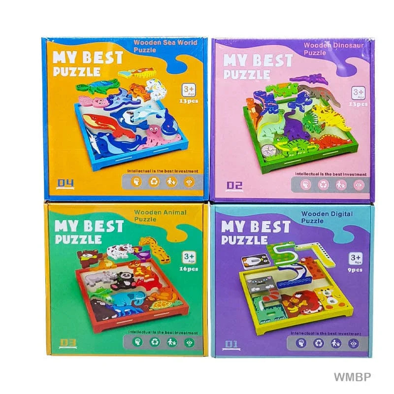 MG Traders Toys & Kits Wt My Best Puzzle Animal Stacking (Wmbp)