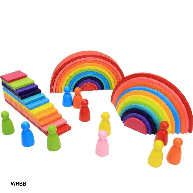 MG Traders Toys & Kits Wt Rainbow Building Block (Wrbb)
