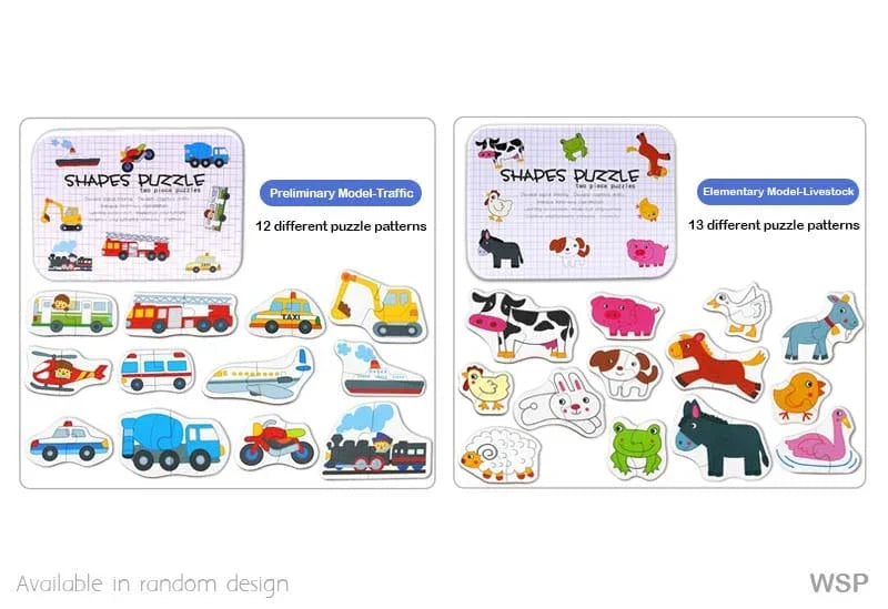 MG Traders Toys & Kits Wt Shapes Puzzle White Box (Wsp)