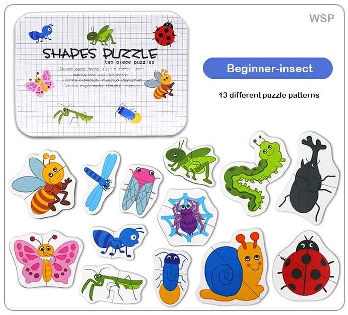 MG Traders Toys & Kits Wt Shapes Puzzle White Box (Wsp)