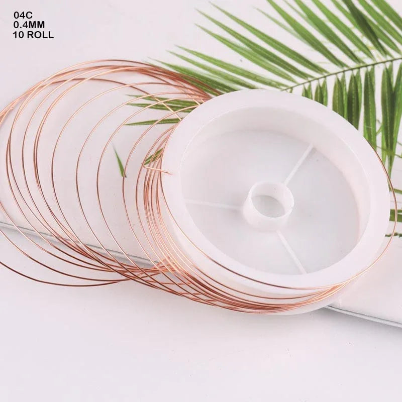 MG Traders Wire Wire 0.4 Copper (10 Roll) (04C)