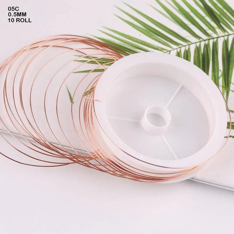 MG Traders Wire Wire 0.5 Copper (10 Roll) (05C)