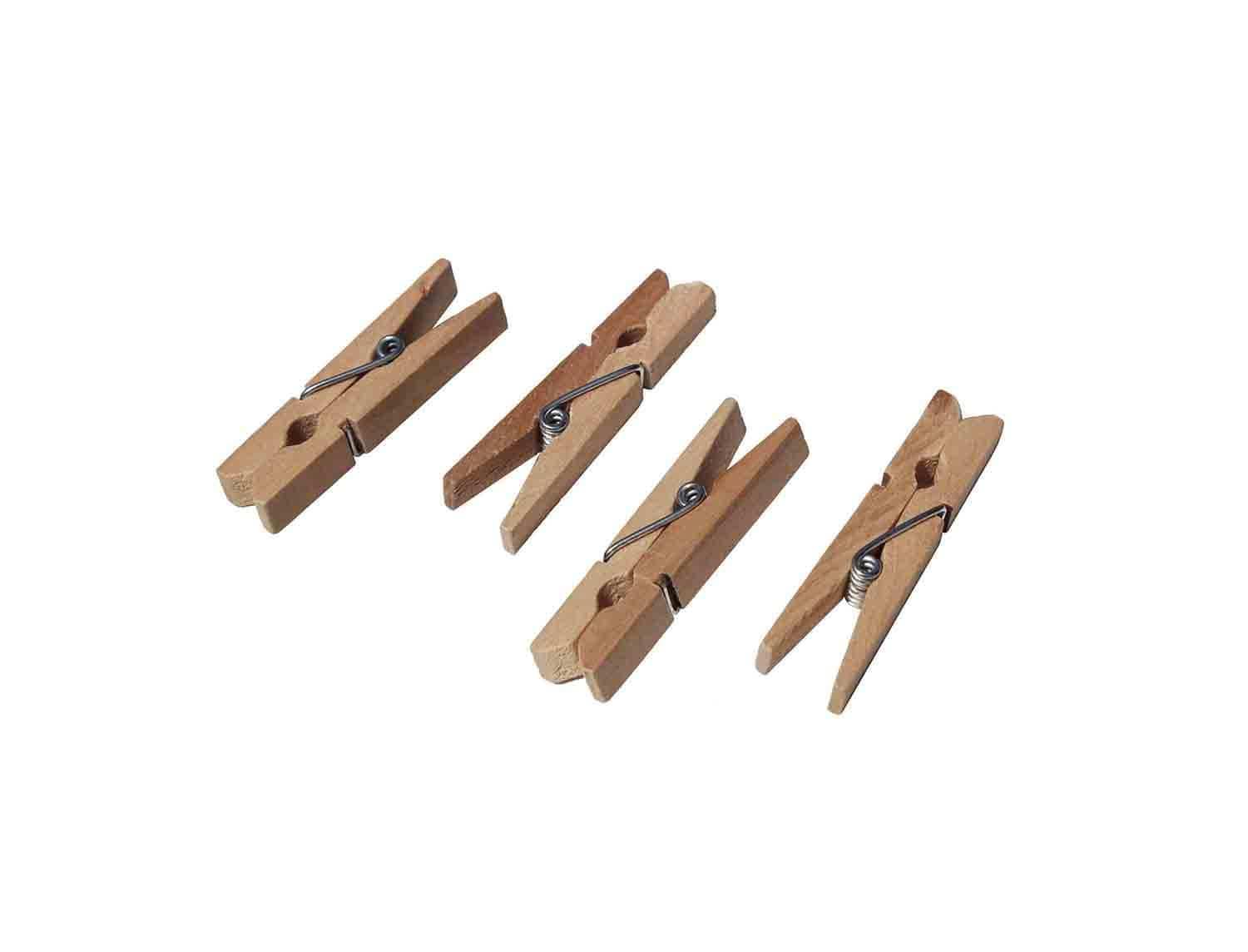 MG Traders Wooden Clips & Emblishments Clip Midium Plain 2" 250Pcs Wooden (500Mp)