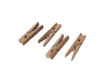 MG Traders Wooden Clips & Emblishments Clip Midium Plain 2" 250Pcs Wooden (500Mp)