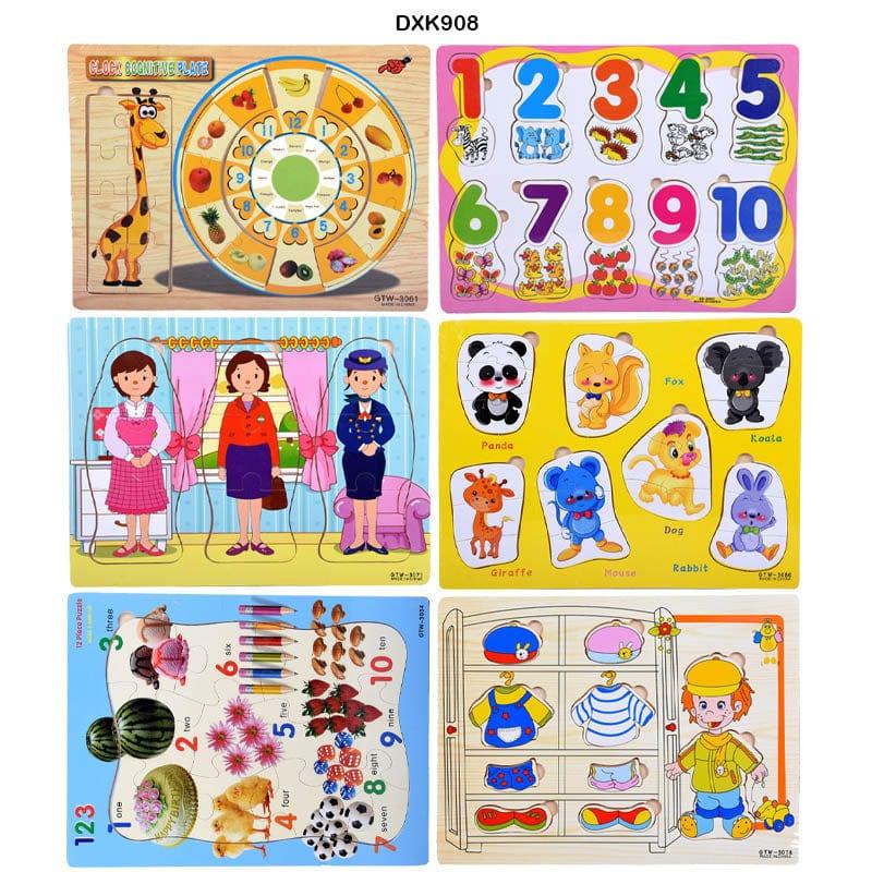 MG Traders Wooden Educational Toys Wt A4 Puzzle Board 22*30Cm (Dxk908)
