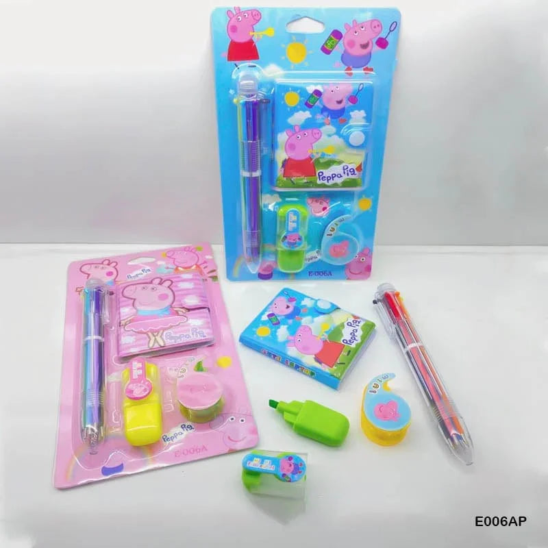 MG Traders Pack Toys & Kits E006Ap Peppa Pig Stationery Gift Set  (Contain 1 Unit)
