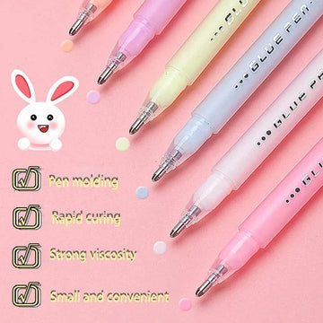 (  ) Glue Pen – Transparent, Quick-Dry Adhesive for DIY & Craft Projects