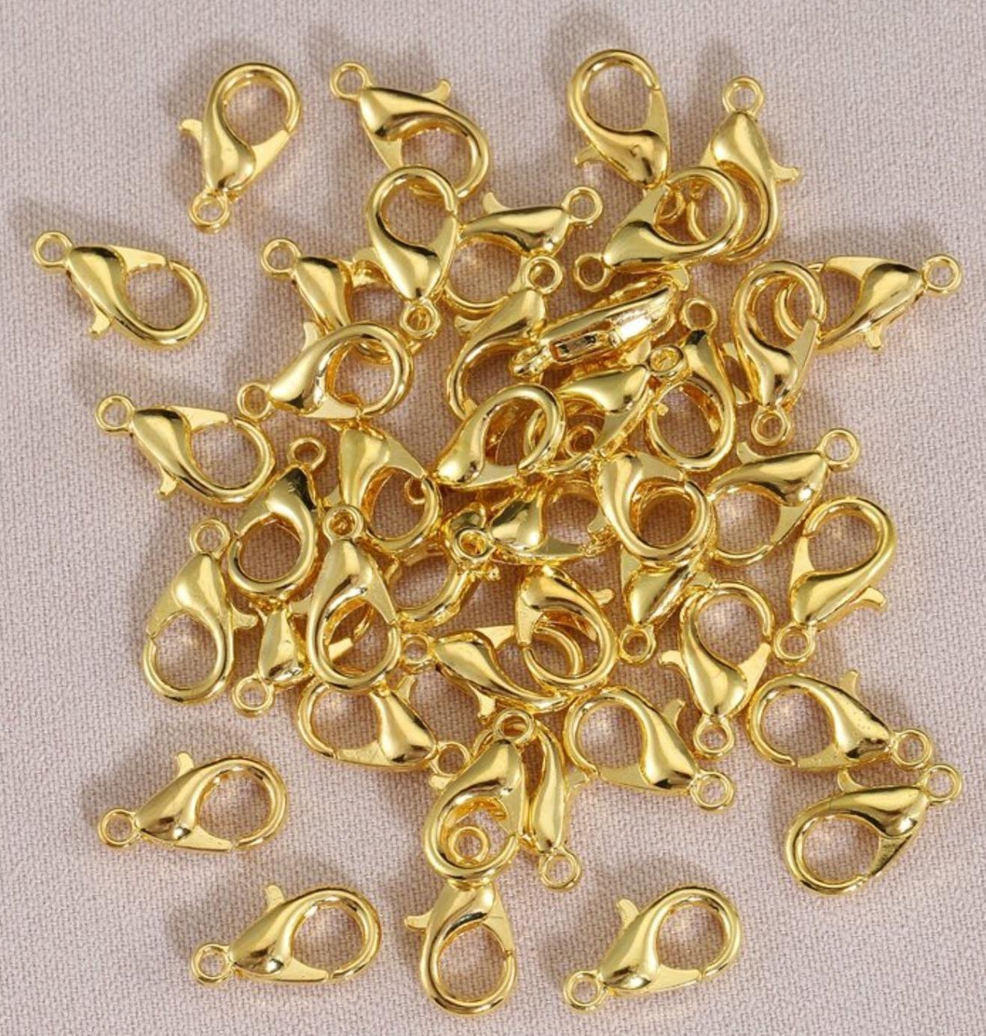 Ravrai Craft Keychains & Fridge magnets Keychain Lobster Hook 12mm - Pack of 50 Pieces for Secure and Stylish Key Accessories