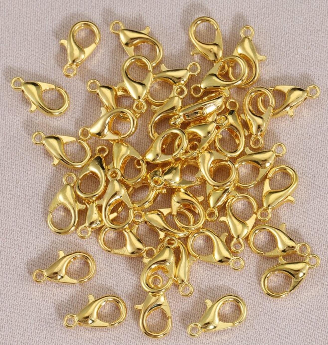 Ravrai Craft Keychains & Fridge magnets Keychain Lobster Hook 12mm - Pack of 50 Pieces for Secure and Stylish Key Accessories