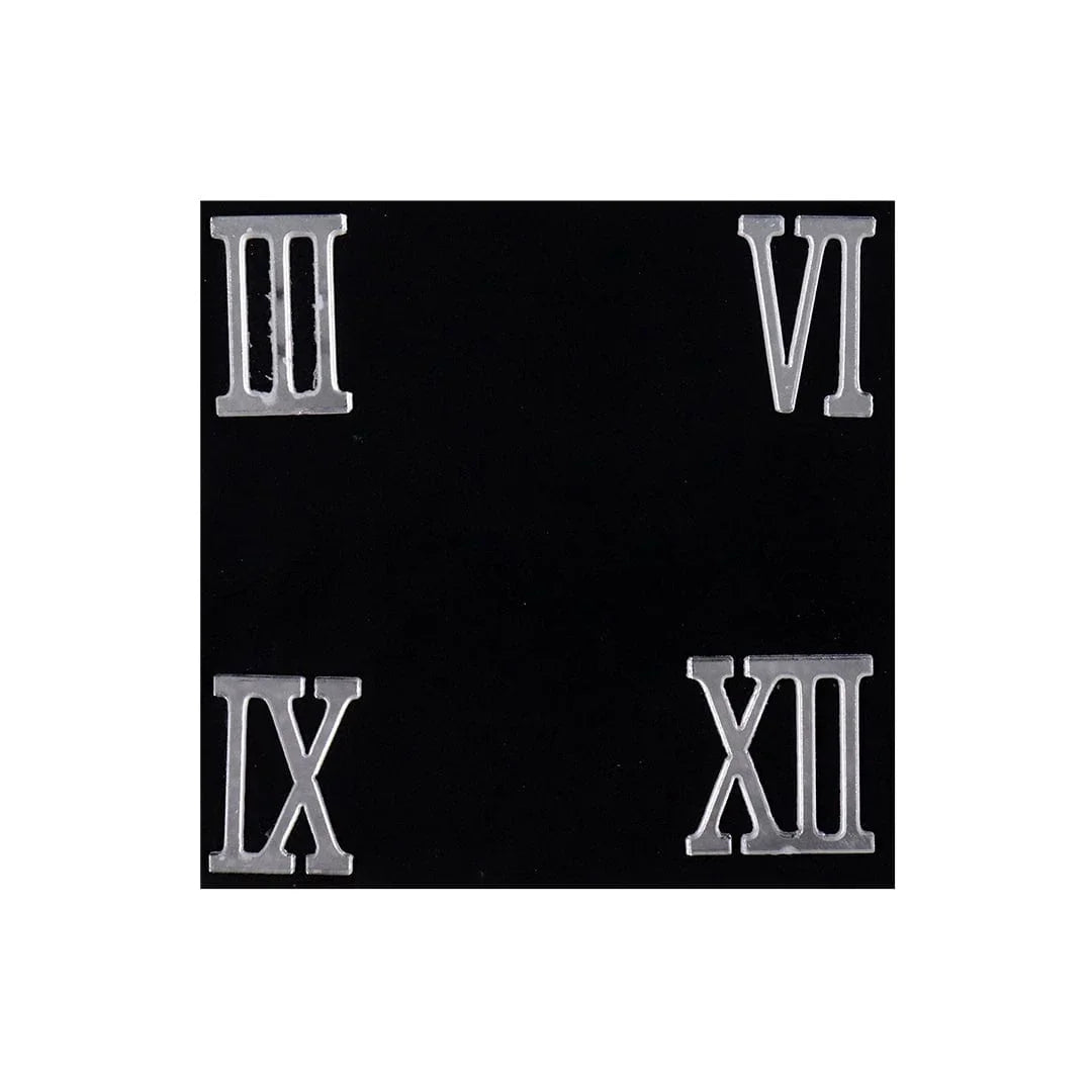 Ravrai Craft - Mumbai Branch acrylic cutting roman letter silver acrylic cutting roman letter silver 4pcs