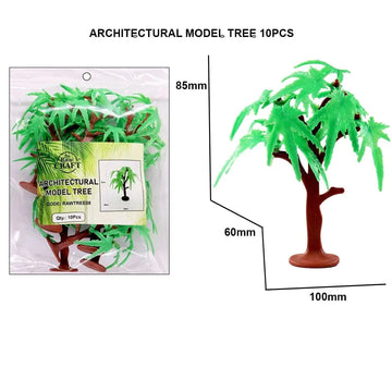 Ravrai Craft - Mumbai Branch Architecture miniature products Architectural Model Miniature Tree 10Pcs