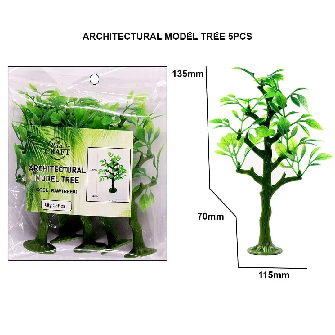Ravrai Craft - Mumbai Branch Architecture miniature products Architectural Model Tree 5Pcs