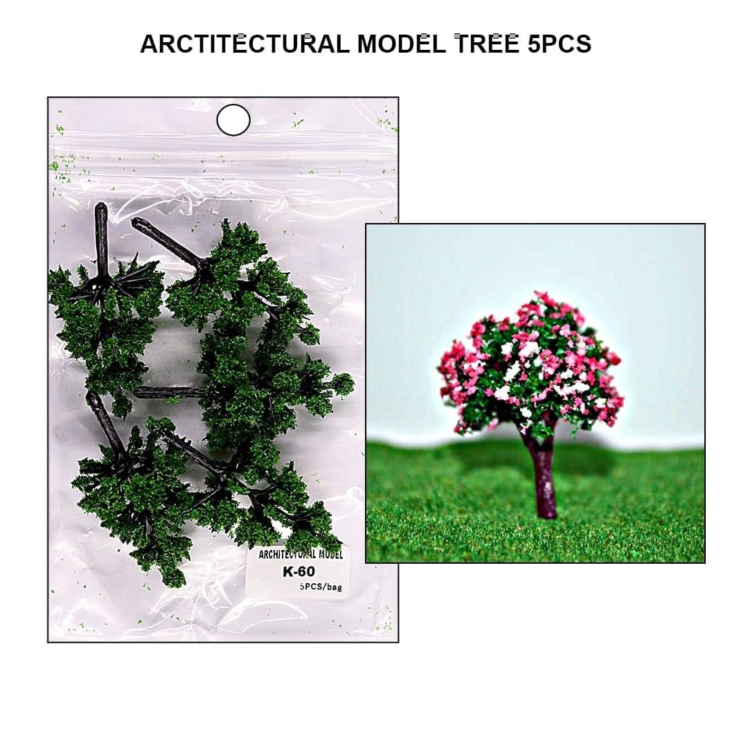 Ravrai Craft - Mumbai Branch Architecture miniature products Architectural Model Tree 5Pcs