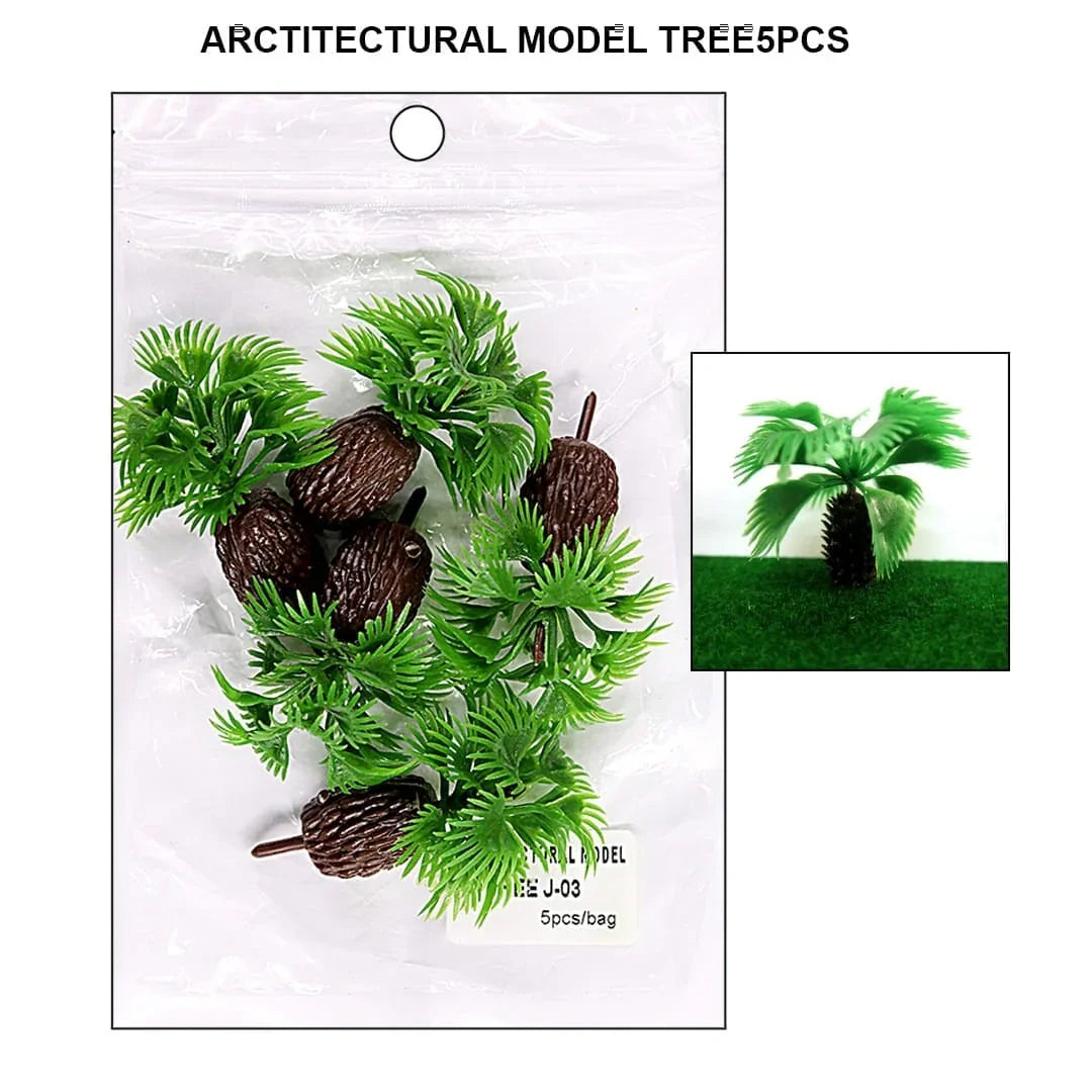 Ravrai Craft - Mumbai Branch Architecture miniature products Architectural Model Trees 5Pcs