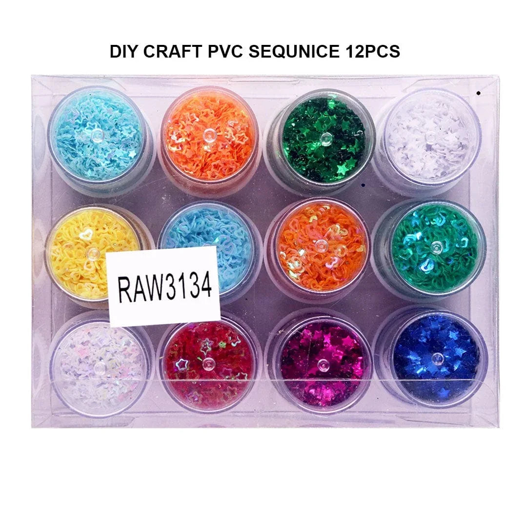 Ravrai Craft - Mumbai Branch Arts & Crafts DIY Craft Pvc Sequins 12 Pcs