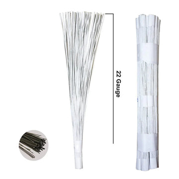 Ravrai Craft - Mumbai Branch Arts & Crafts Wire 12Inch 24Gauge 100 White