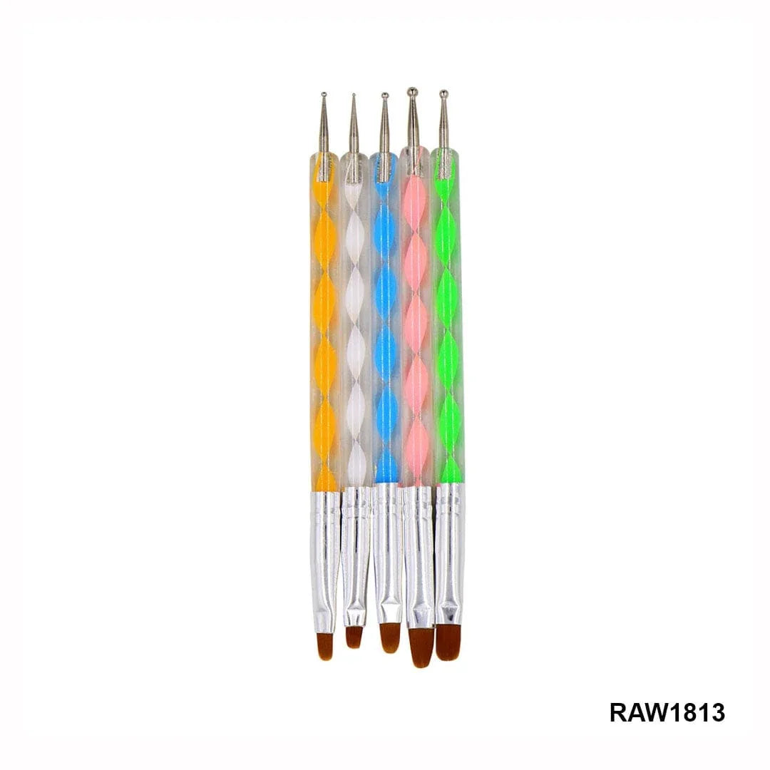 Ravrai Craft - Mumbai Branch clay and dotting tools Plastic Embossing Tool With Brush
