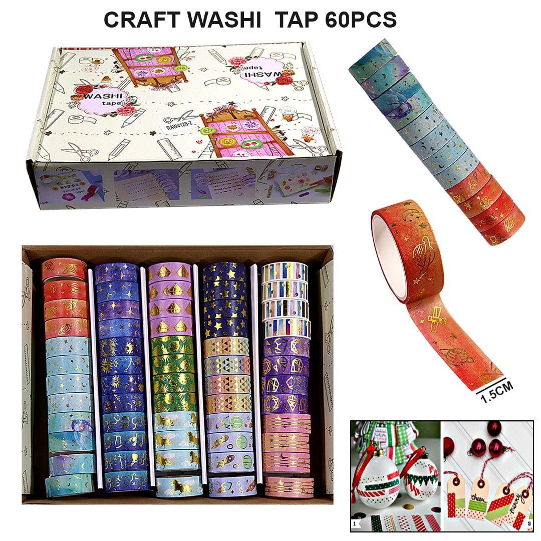Ravrai Craft - Mumbai Branch Craft Washi Tapes WASHI TAP 60PCS