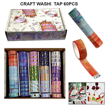 Ravrai Craft - Mumbai Branch Craft Washi Tapes WASHI TAP 60PCS