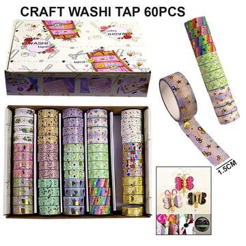 Ravrai Craft - Mumbai Branch Craft Washi Tapes WASHI TAP 60PCS
