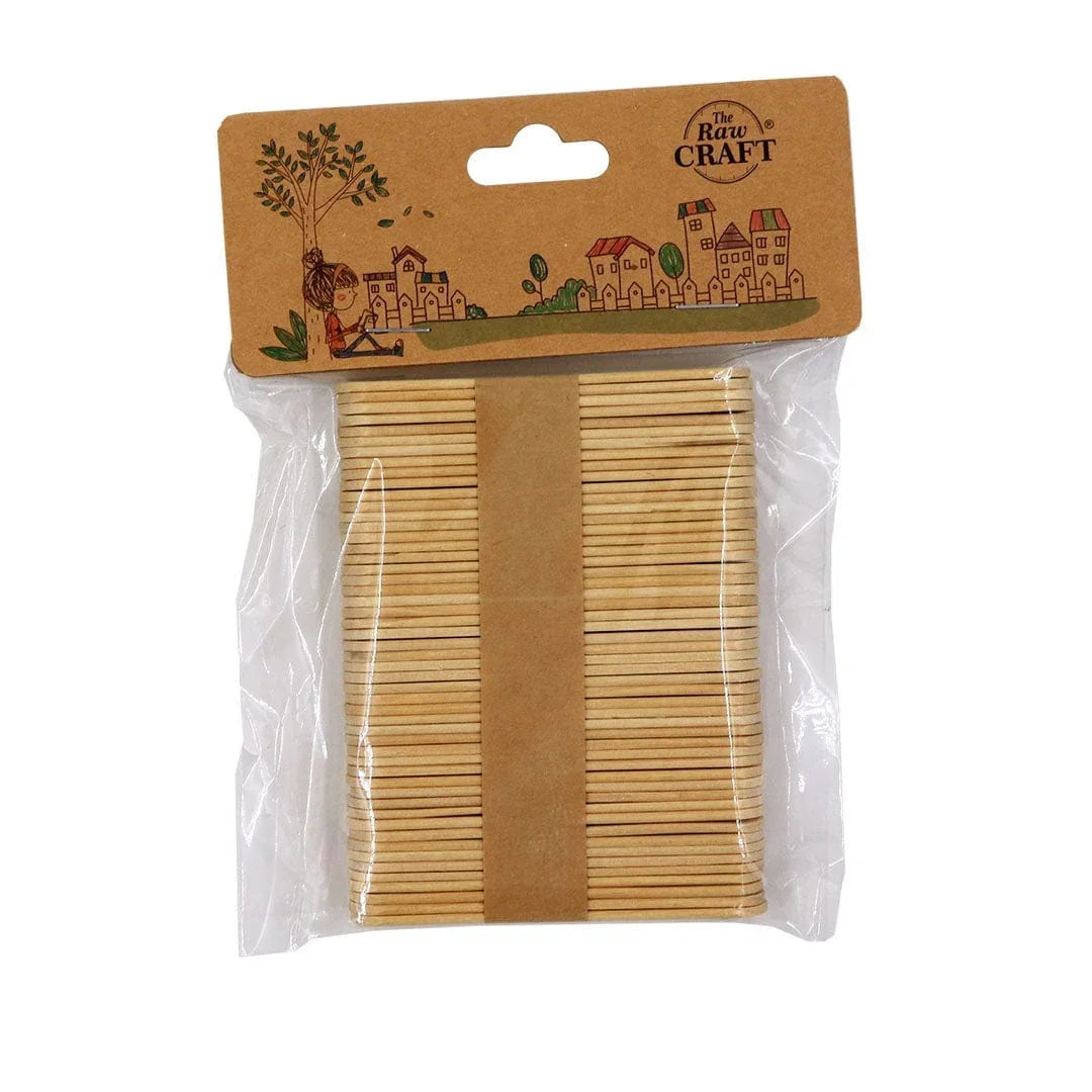 Ravrai Craft - Mumbai Branch craft wooden stick ICE CREAM STICK PLAIN MINI RAW648