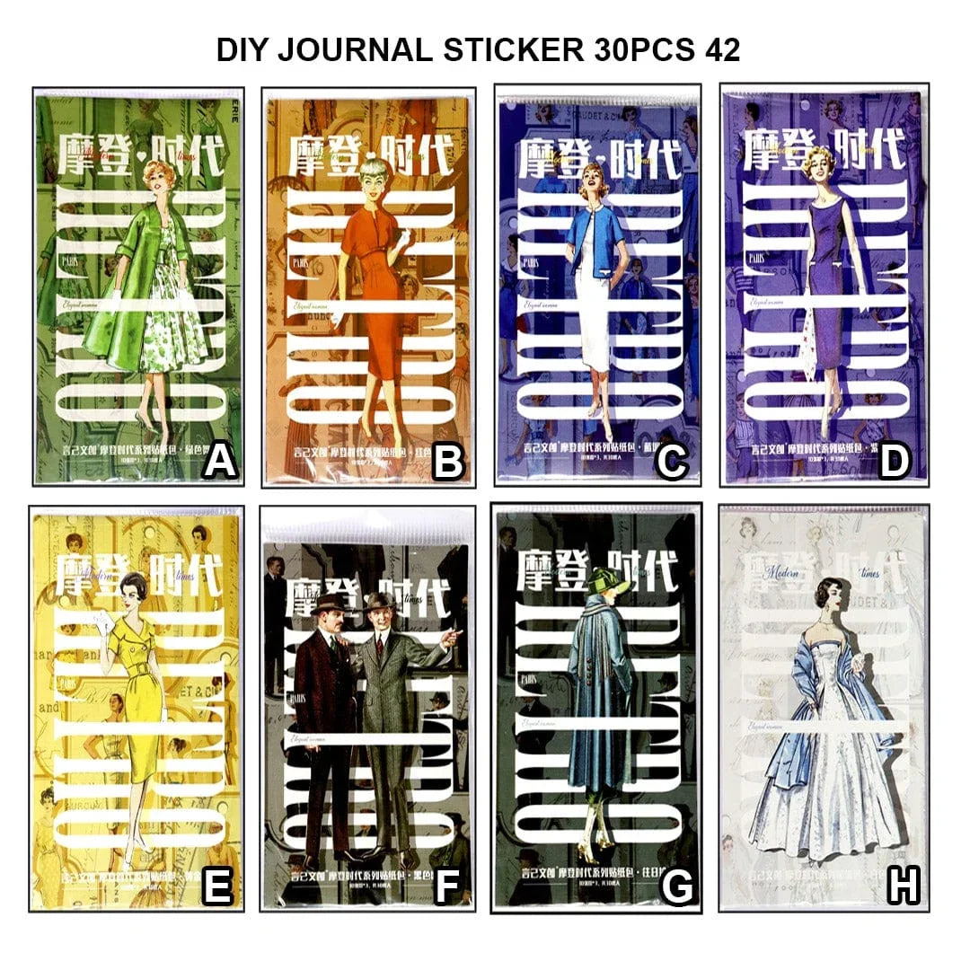 Ravrai Craft - Mumbai Branch DIY Journal Stickers DIY JOURNAL STICKER 30PCS 42