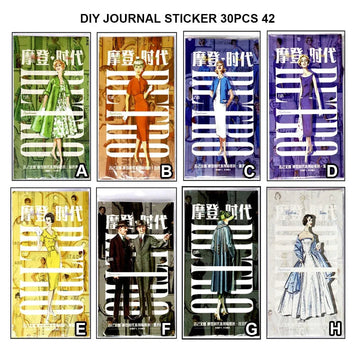 Ravrai Craft - Mumbai Branch DIY Journal Stickers DIY JOURNAL STICKER 30PCS 42