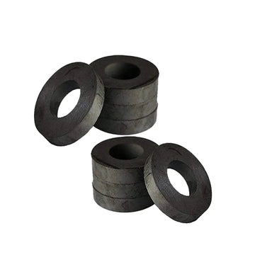 Ravrai Craft - Mumbai Branch magnetic MAGNET BUTTON BLACK RING 40X19X6MM 8PCS RAW40X6