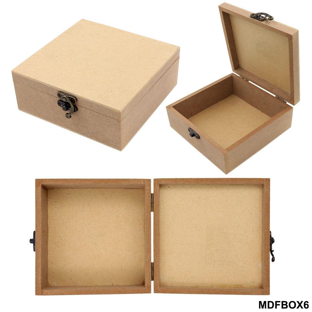 Ravrai Craft - Mumbai Branch MDF & wooden Crafts MDF BOX 6X6 MDFBOX66