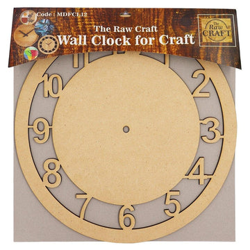 Ravrai Craft - Mumbai Branch MDF & wooden Crafts Mdf Clock 12Inch