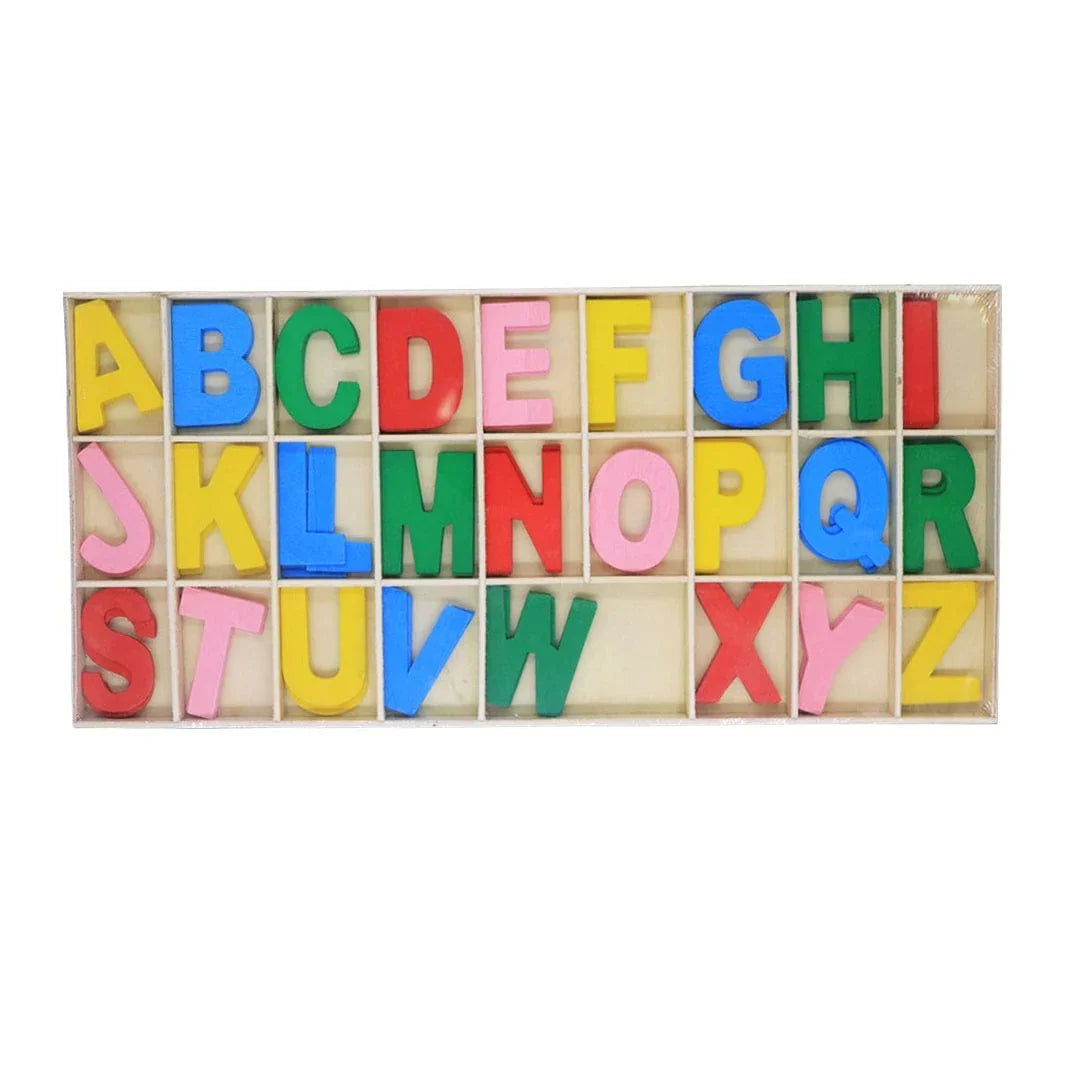 Ravrai Craft - Mumbai Branch MDF & wooden Crafts Wooden Alphabet Medium Color