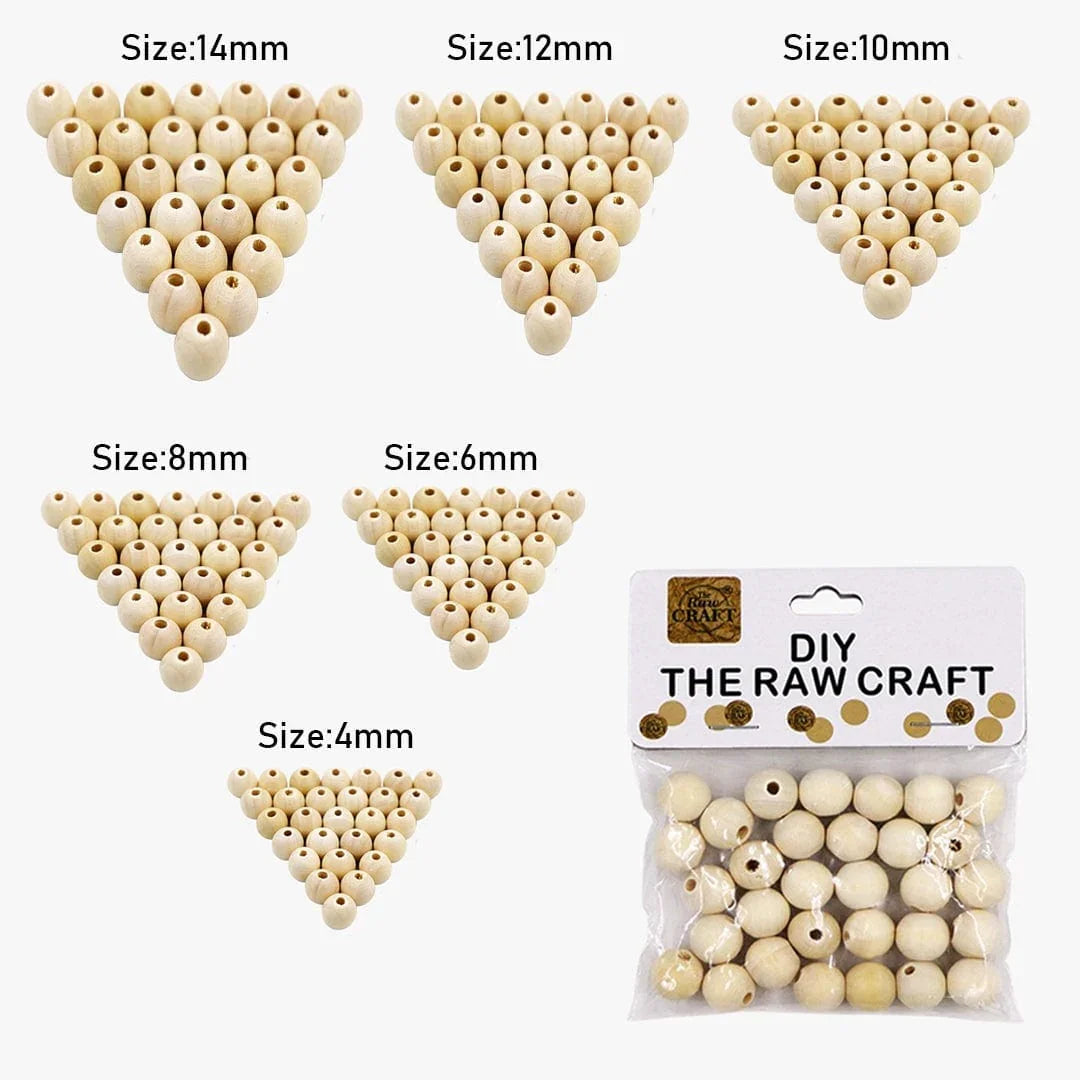 Ravrai Craft - Mumbai Branch MDF & wooden Crafts Wooden Beads Mix Size