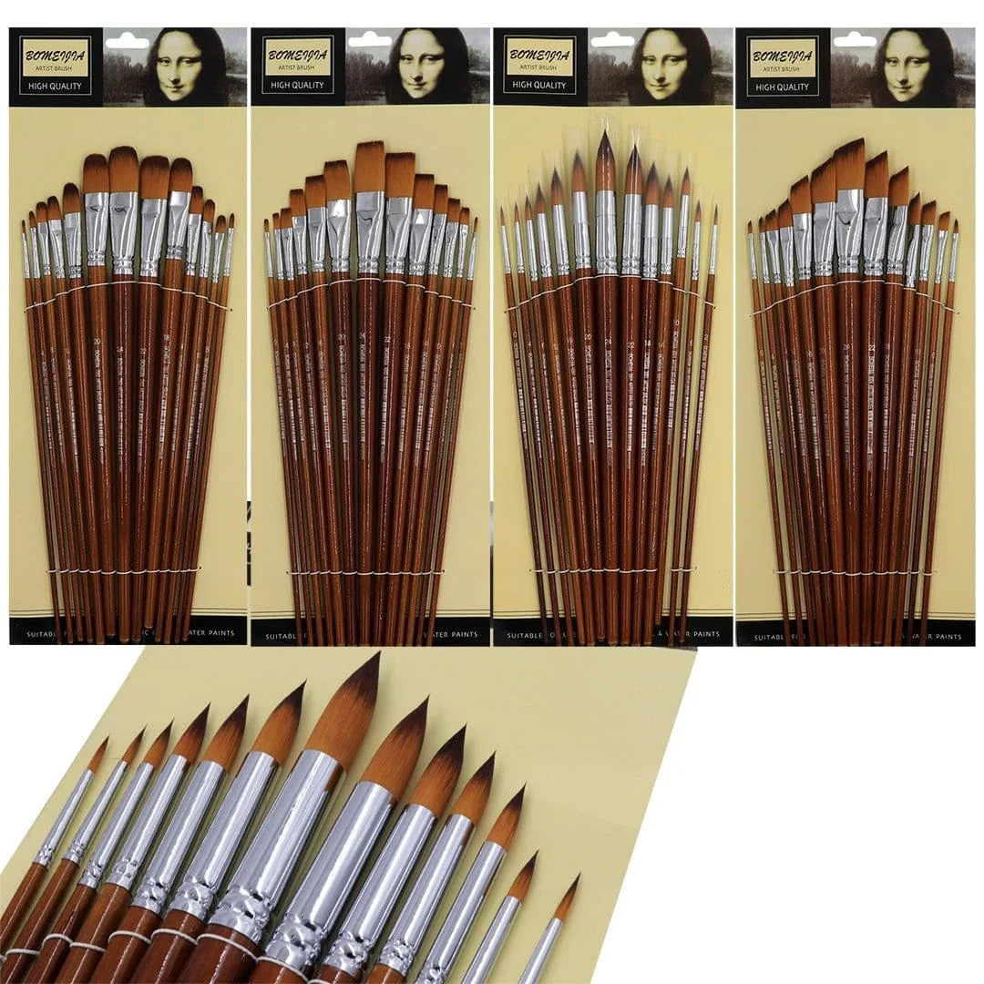 Ravrai Craft - Mumbai Branch Paint Brushes Paint Brush Set Bomega Artist High Quality