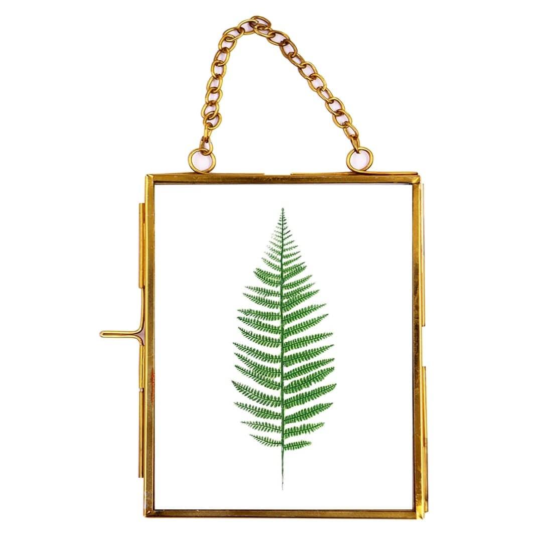 Ravrai Craft - Mumbai Branch Picture frame Brass Glass Photo Frame - Rectangle, 5x7 inch - Elegant Display for Cherished Memories