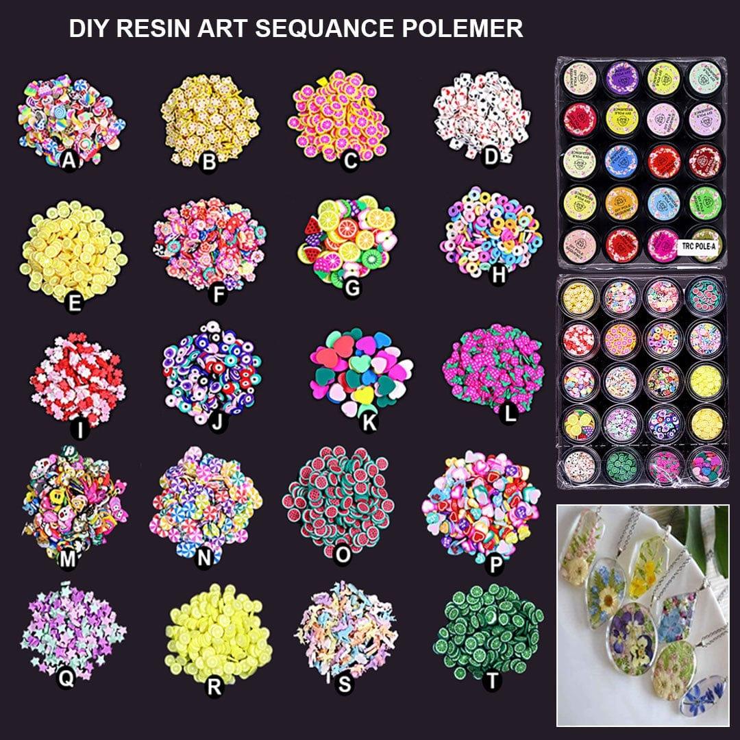 Ravrai Craft - Mumbai Branch Resin Art & Supplies DIY RESIN ART SEQUANCE POLEMER TRC-POLE