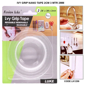 Ravrai Craft - Mumbai Branch Tapes & Adhesives Ivy Grip Nano Tape (2cm*3m*2mm)