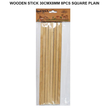Ravrai Craft - Mumbai Branch Wooden stick wooden stick 30CM X 8MM square plain