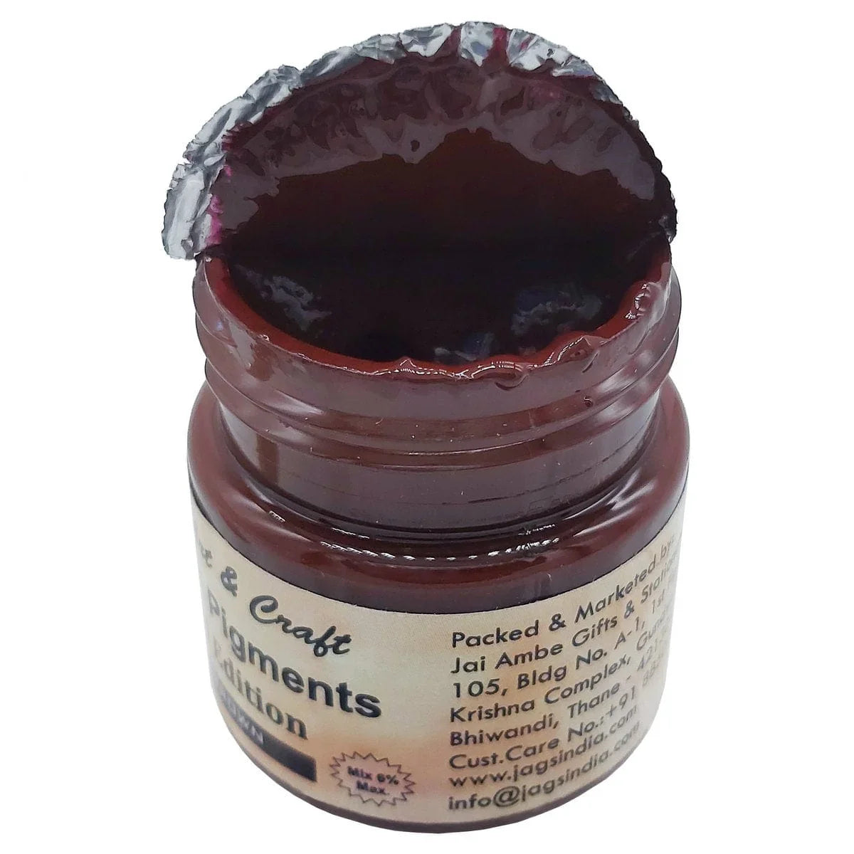 jags-mumbai Resin Pigment Resin Art Pigments 20ML Deep Brown RAP205