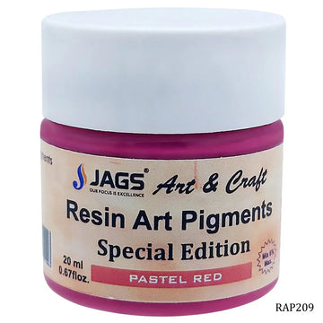 jags-mumbai Resin Pigment Resin Art Pigments 20ML Pastel Red RAP209