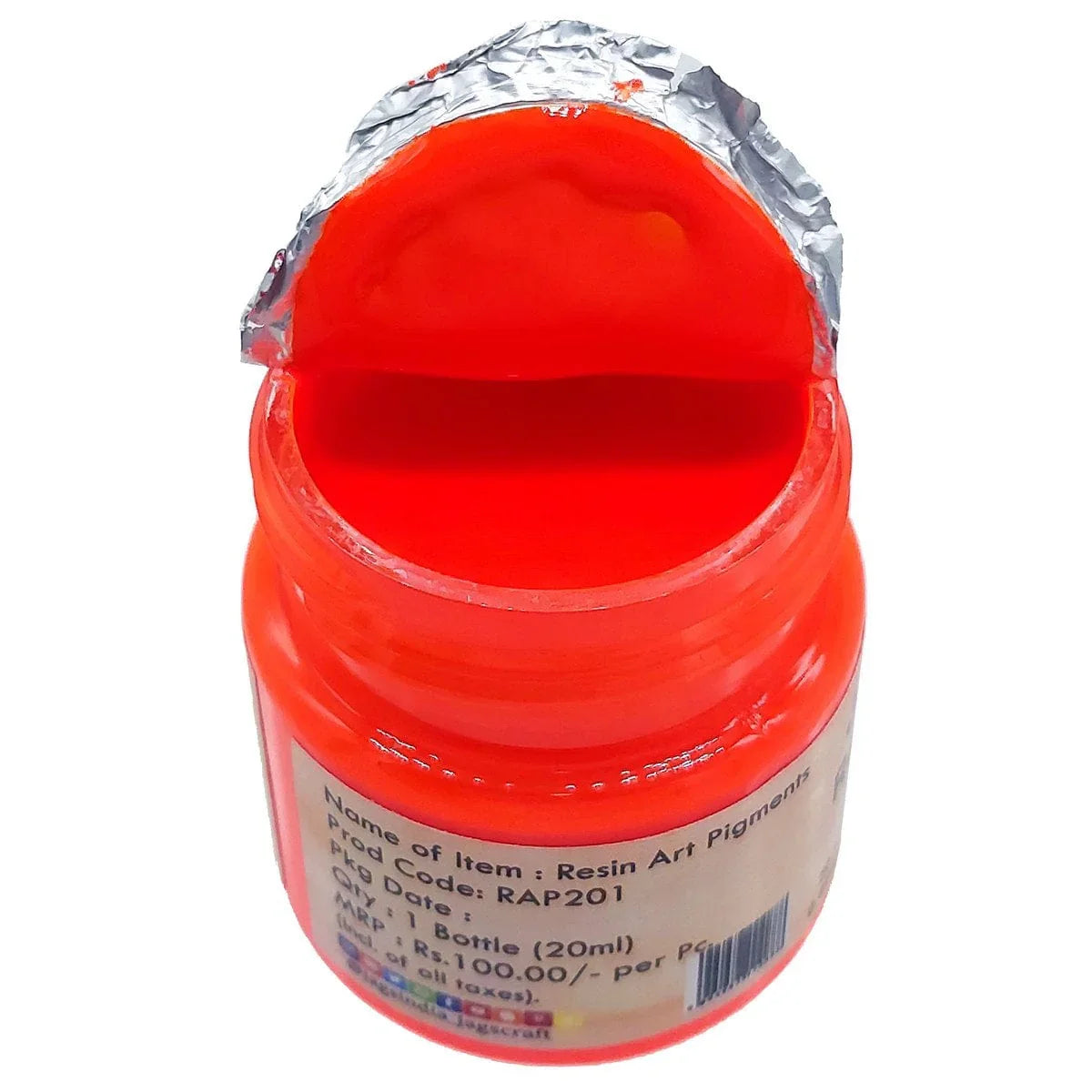 jags-mumbai Resin Pigment Resin Art Pigments 20ML Rust Orange RAP201