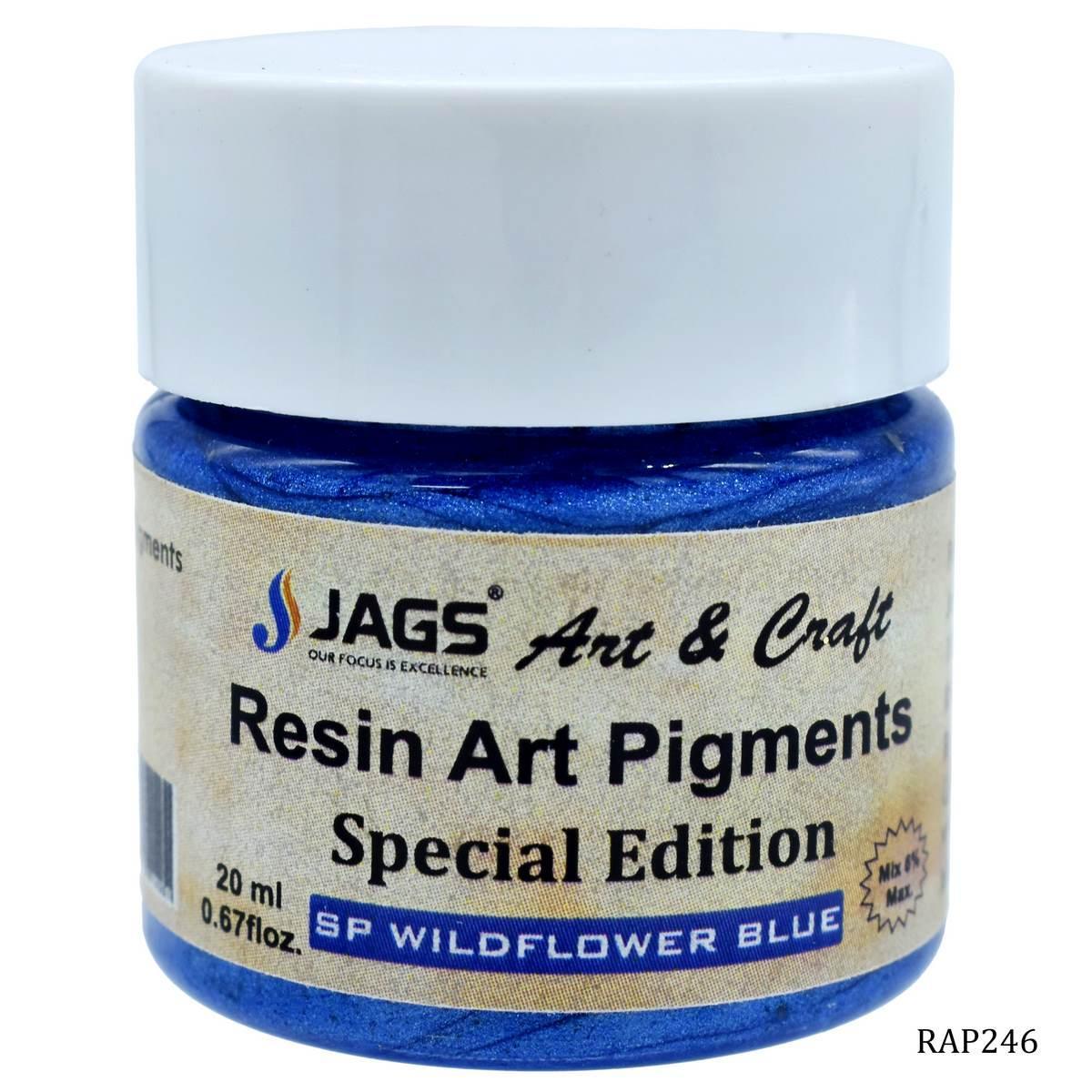 jags-mumbai Artificial Flower Resin Art Pigments 20ML Sp Wildflower Blue RAP246