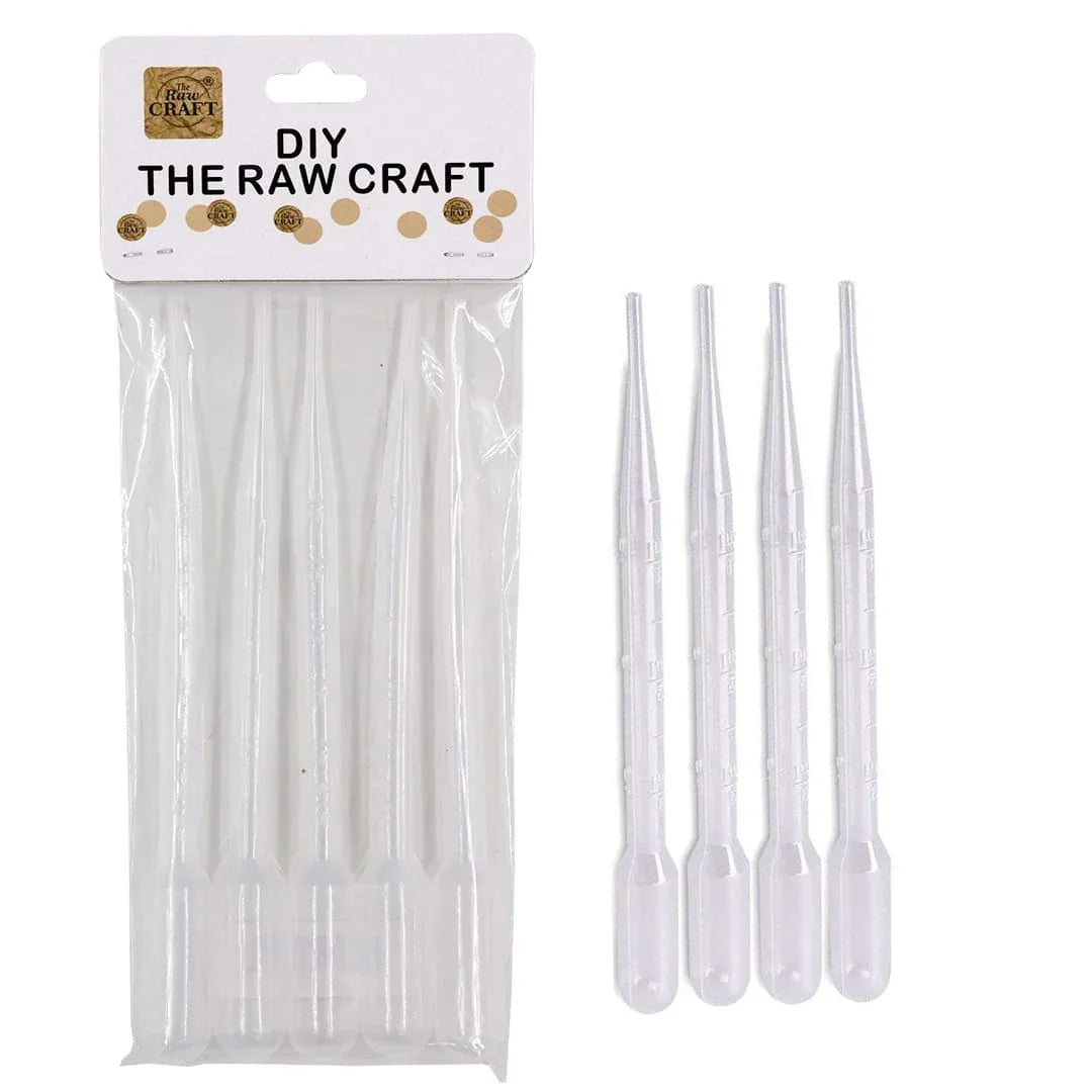 Ravrai Craft - Mumbai Branch Resin Art & Supplies Resin Dropper Pipette - 3ml, 5Pcs, Pack of 1