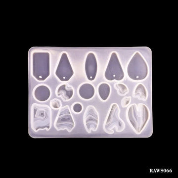 Ravrai Craft - Mumbai Branch Resin Mould Resin Silicone Mould Wave Pendant-2 Raws-066