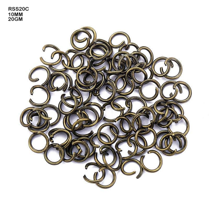 MG Traders 1 Jewellery Ring Ss 20 Gm Copper 10Mm (Rss20C)