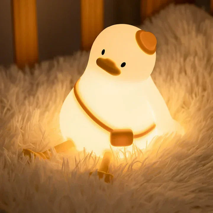 Cute Duck Silicone Lamp Rechargeable l Mobile holder l Pack of 1