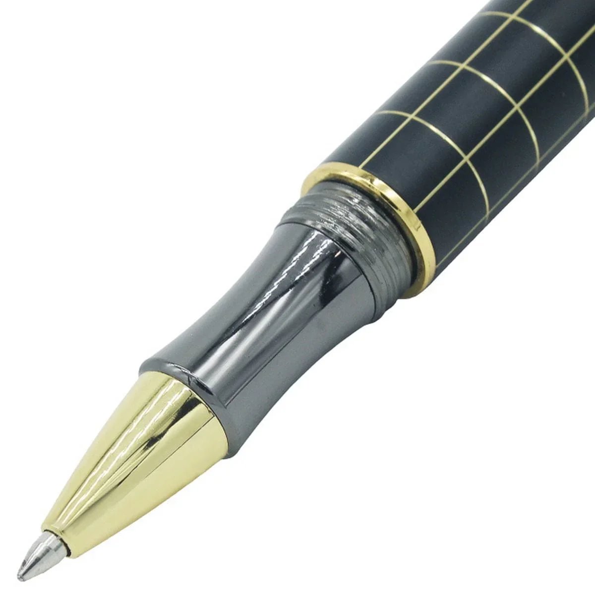 Roller Pen Black Golden Clip Cheks 079RPGCC