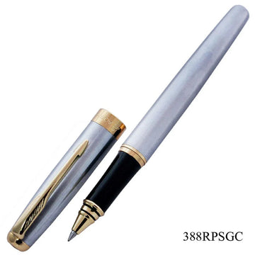 jags-mumbai Roller Pens Roller Pen Silver Golden Clip