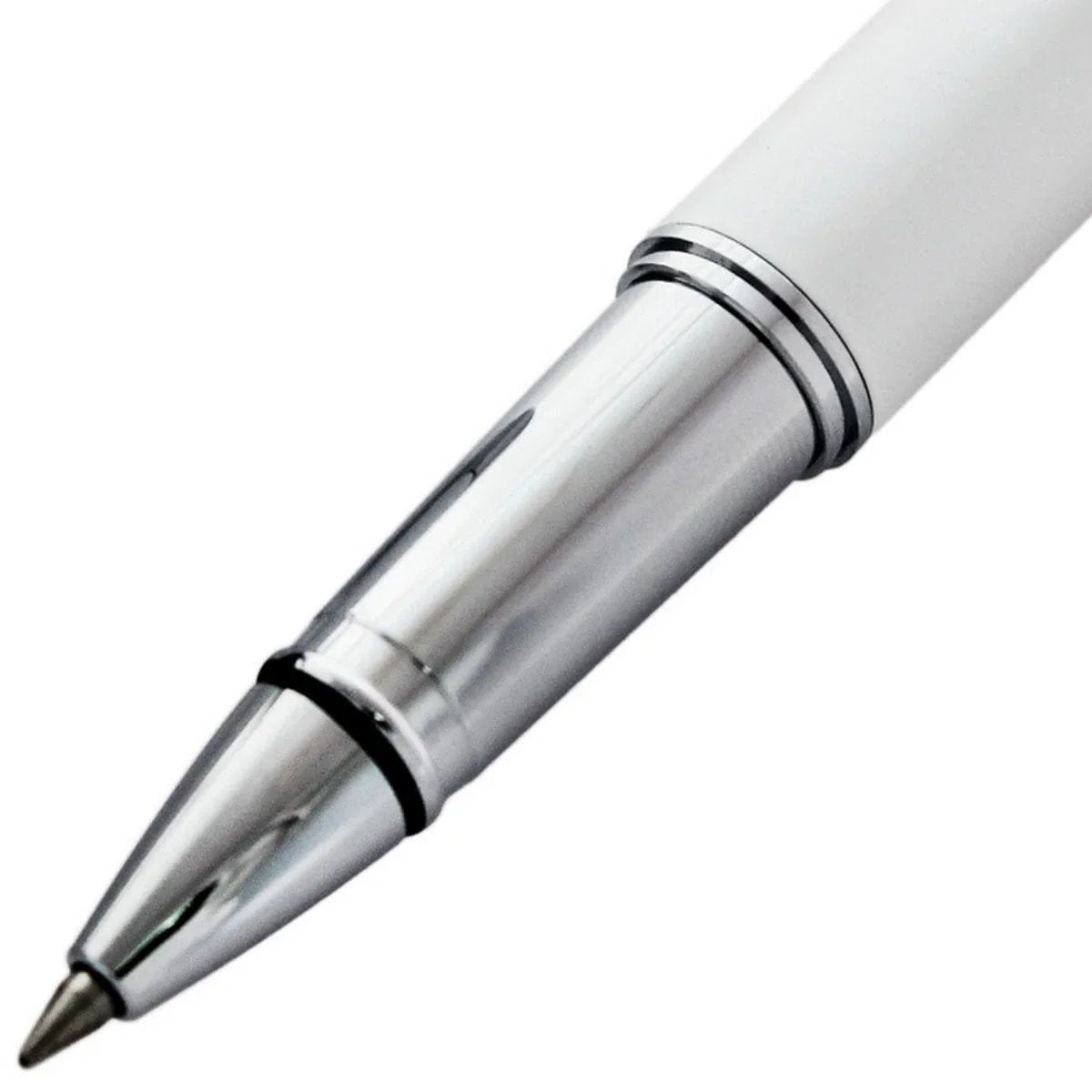 jags-mumbai Roller Pens Roller pen white sliver clip